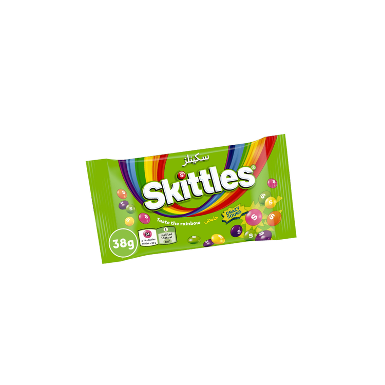 Skittles Crazy Sours 38g X 14