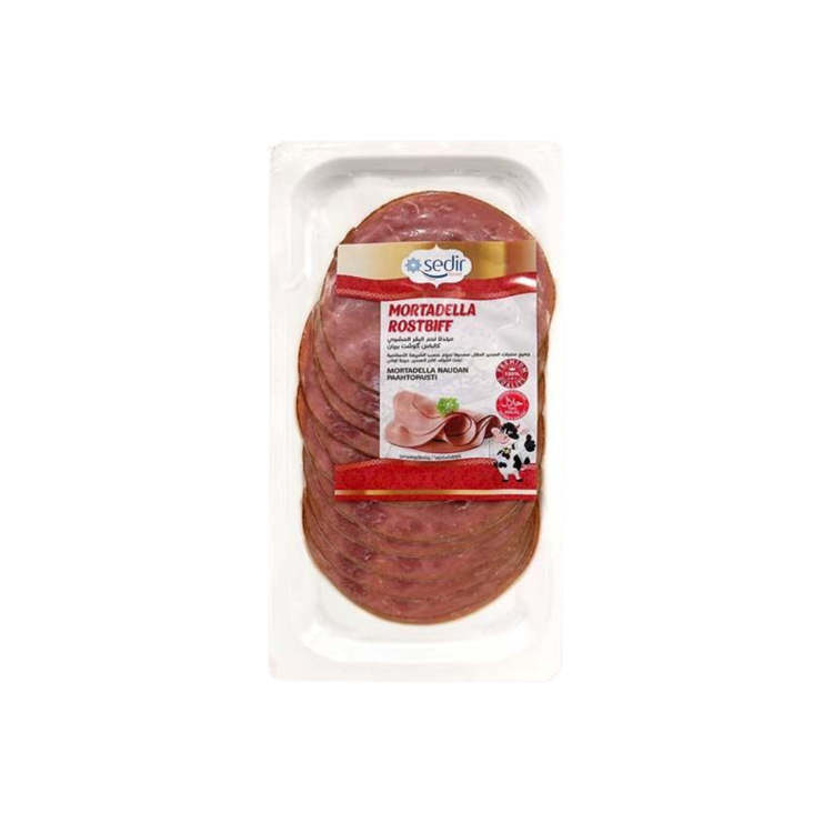 Skivad Mortadella Rostbiff Sedir  135g x 12