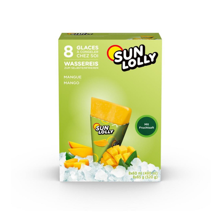 Sunlolly Mango Ice 12 x 480ml