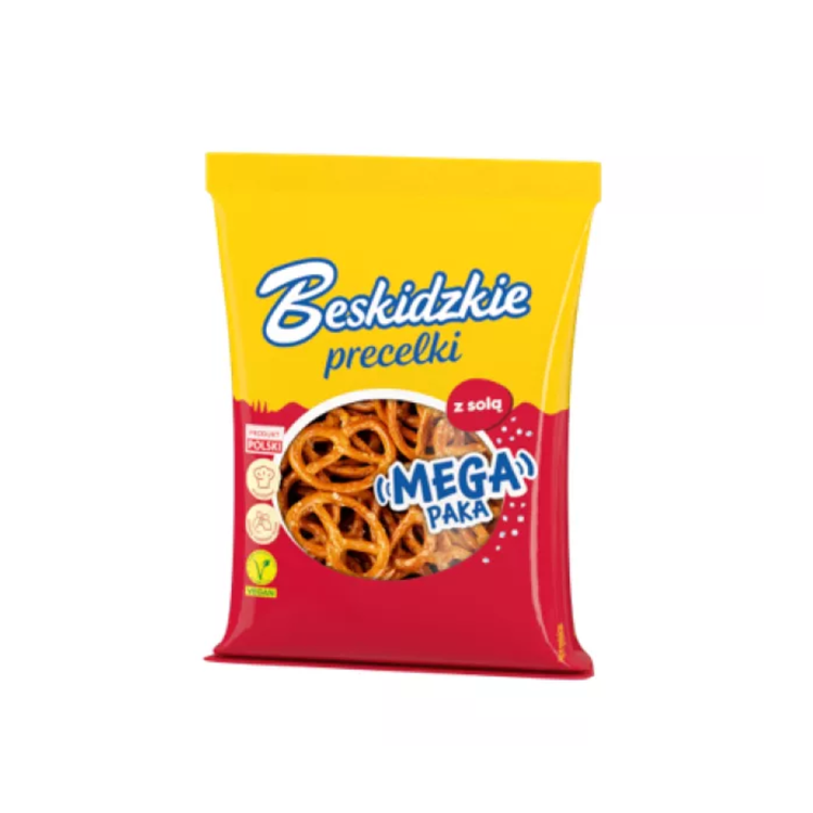 Aksam Beskidzkie Mega Pretzels With Salt 240g X 14