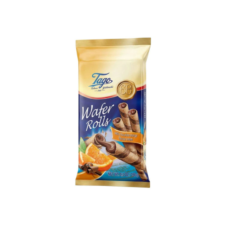 Tago With Chocolate-Orange Cream 150g X 14