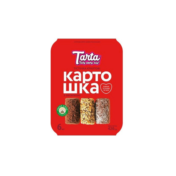 Tarta Cake Kartoschka 420g x 6