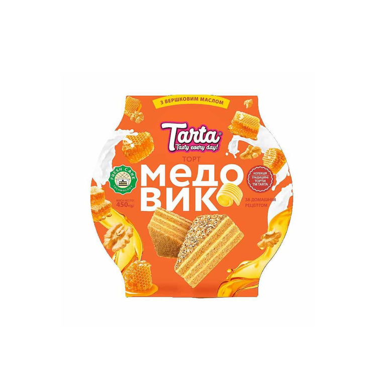Tarta Torte Medovik Honey cake 450g x 3