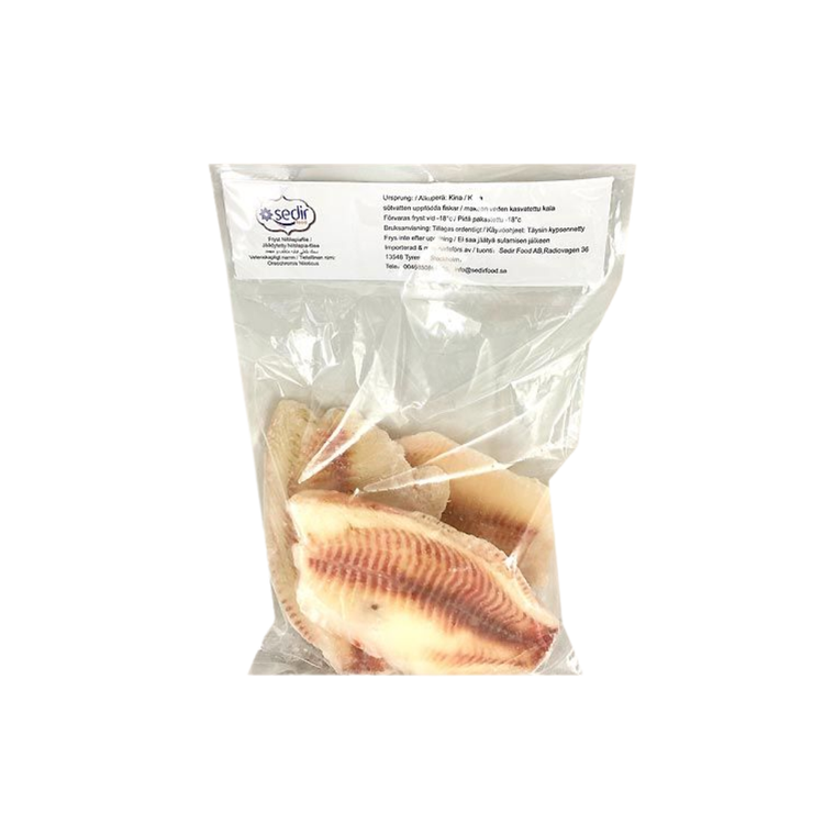 Tilapia Fisk File 3-5 OZ 1kg x 10