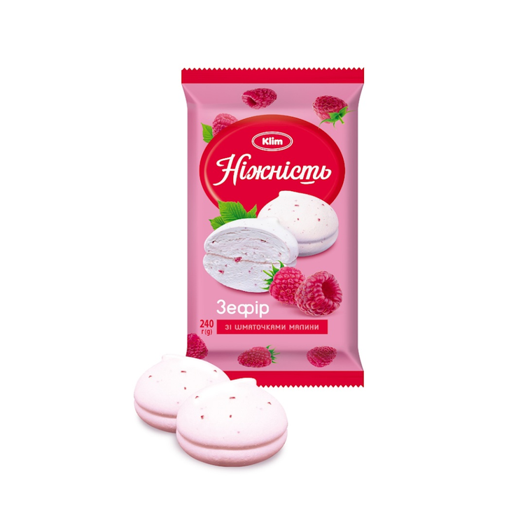 Klim Sefir "Tenderness" with Raspberry 240g x  12