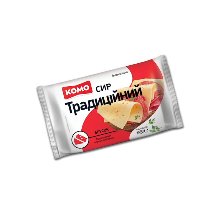 UA Komo semi-hard cheese "Traditional" 50% 185g X 7