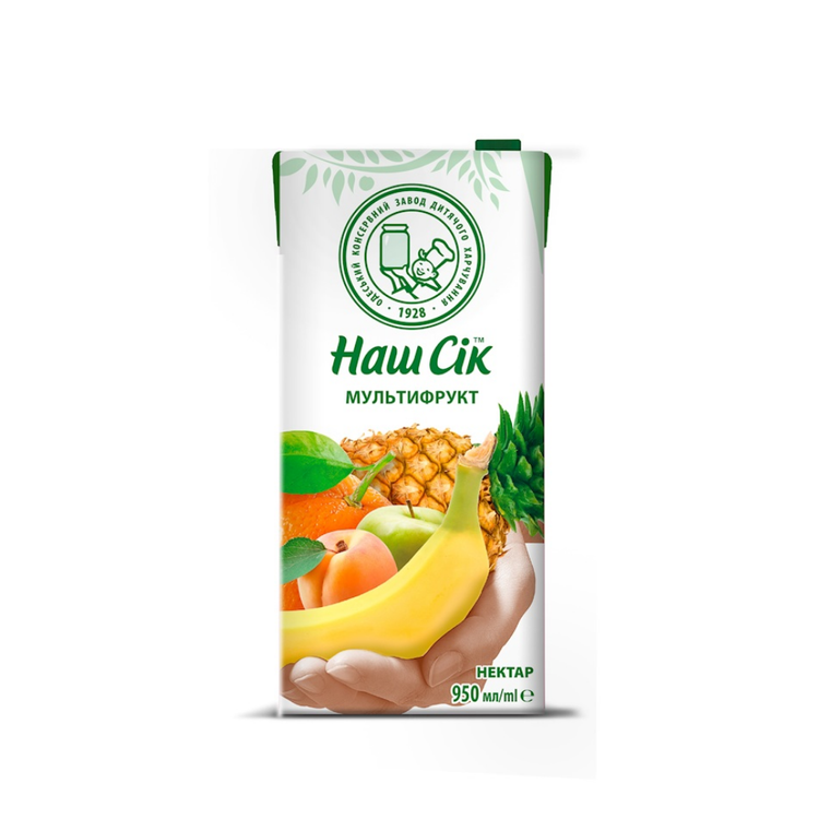 Nasch Sok Nectar Multifruit 950 ml x 12