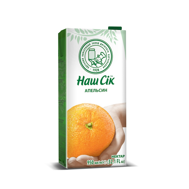 Nasch Sok Nectar Orange 950ml x 12