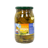 UA Puzata Hata Cucumbers with Garlic 6-9 sm pickled 900ml X 8