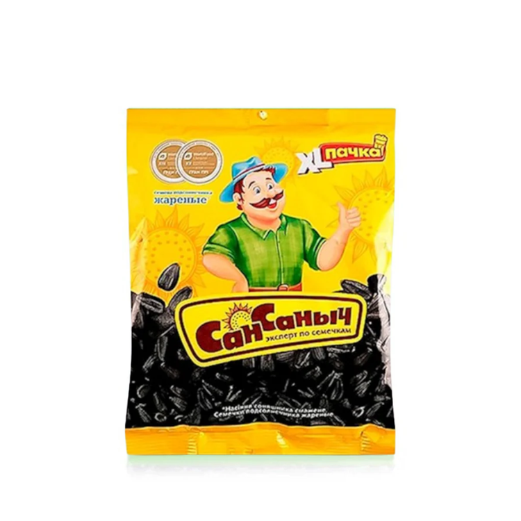 San Sanji Black Roasted Sunflower Seeds  285g x 18