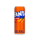 Fanta Orange Soda Drs Coca-Cola Can 330ML X 24