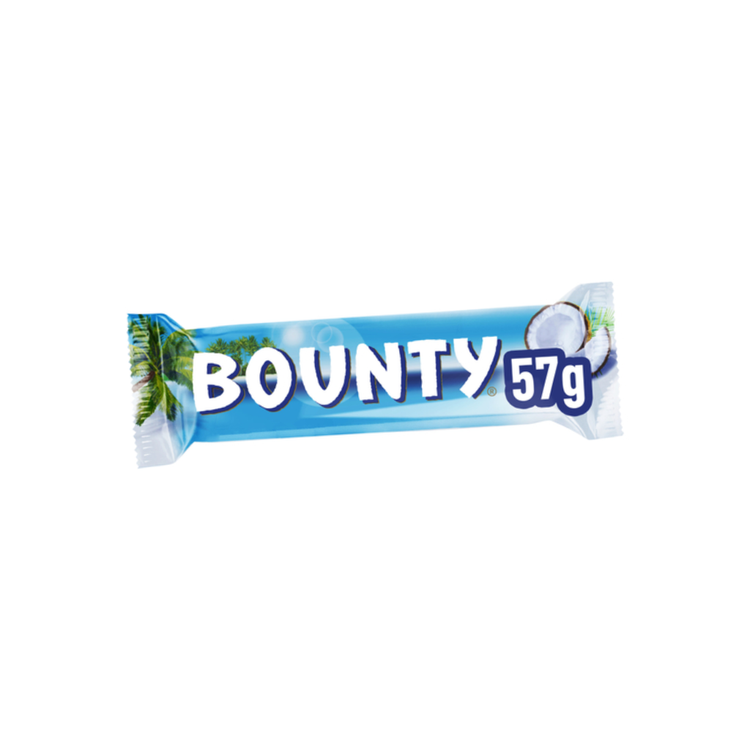 Bounty Coconut Covered In Thick Milk Chocolate 57G X 24