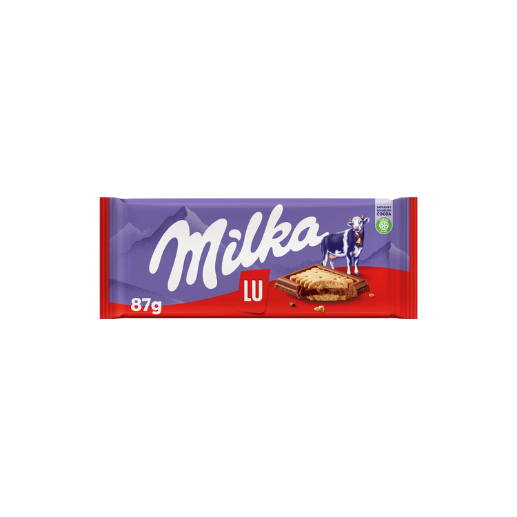 Milka Lu Alpine Milk Chocolate 87 g x 18