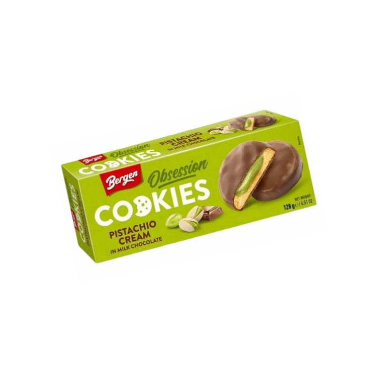 Bergen Obsession Pistachio Milk Chocolate 128g x 18