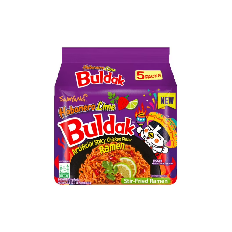 Samyang Habanero & Lime 8x5x140g