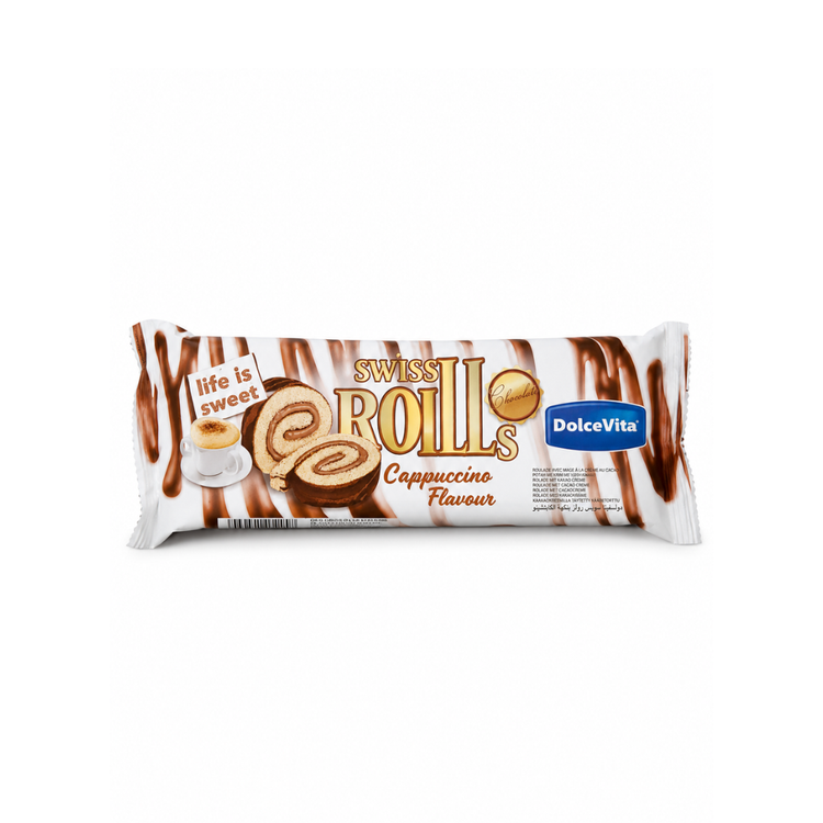 Swiss Rolls Cappuccino Flavour 300g x 10