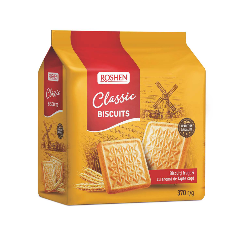 Roshen Biscuits Classic  370g x 24