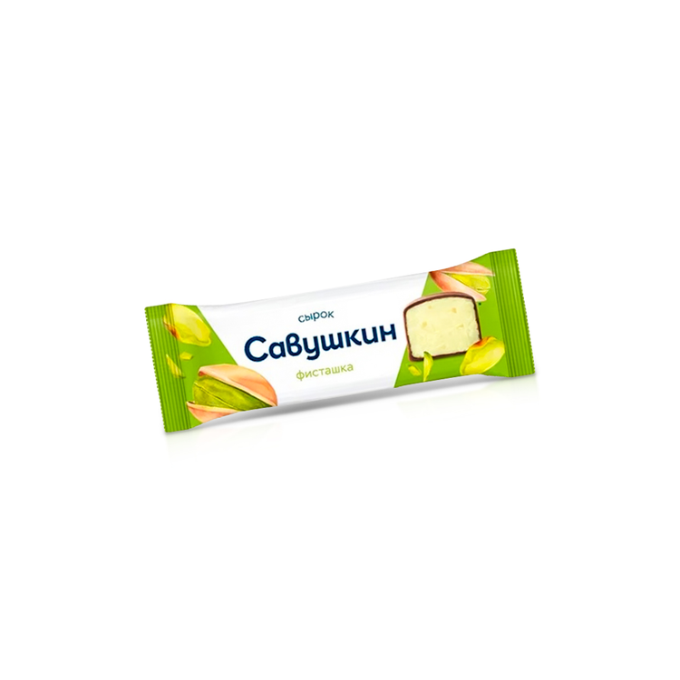 BY Savushkin Curd Bar with Pistachio Flavor 40g X 18