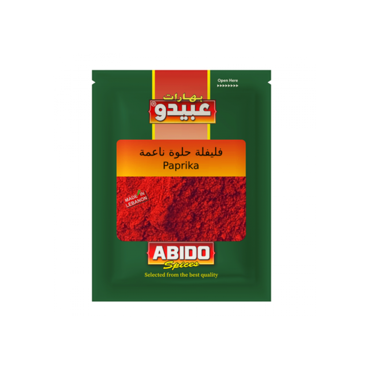 Abido Red Pepper  (Rød Paprika Mild) 50g x 10