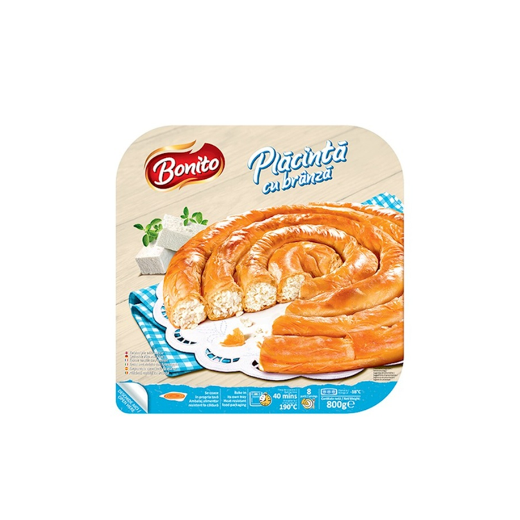 RO Bonito Frozen Feta Cheese (Puff Pastry Pie) 800g x 6