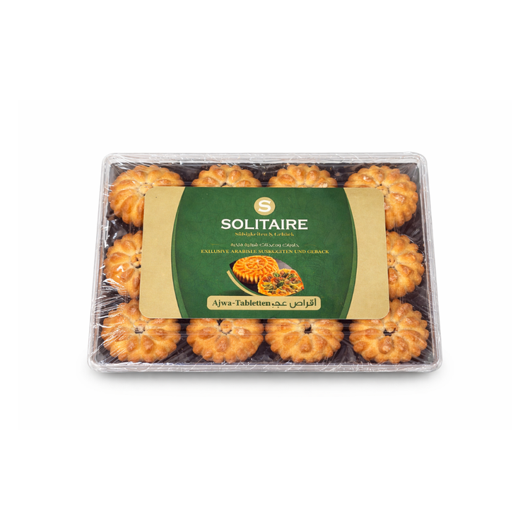 Solitaire Ajwa Date Cookies 350g × 18