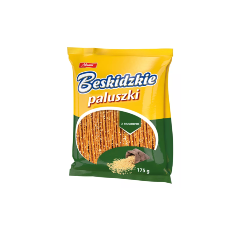 Aksam Beskidzkie Sticks With Sesame 175g x 18