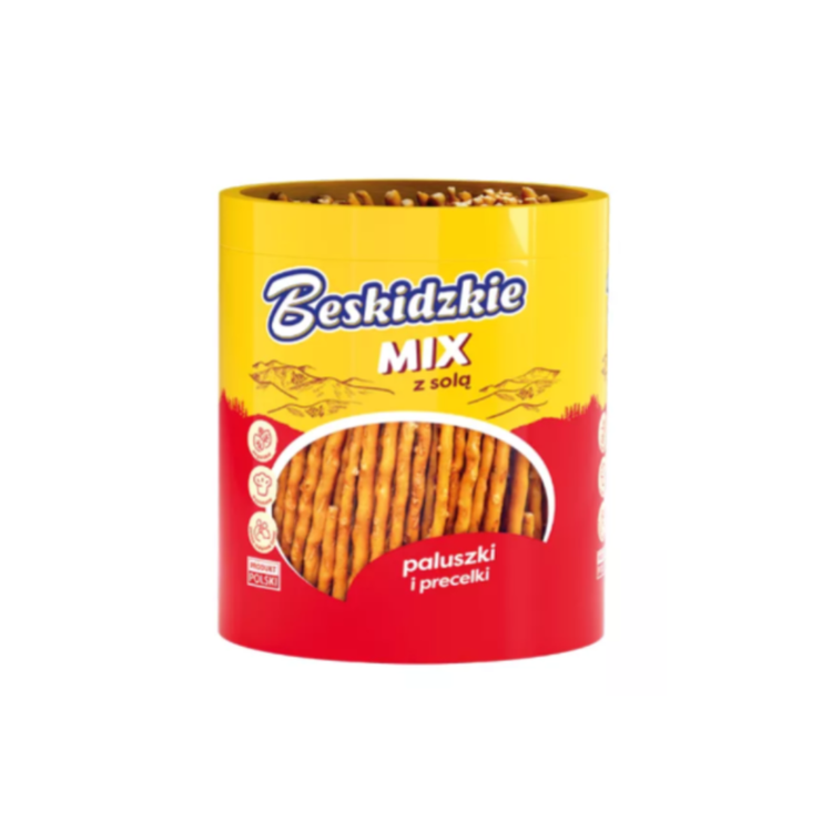 Aksam Beskidzkie Mix Sticks and Pretzels 275G x 12