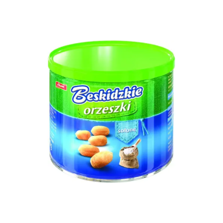 Aksam Beskidzkie Salted Peanuts 140g X 12