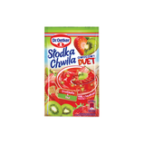 Dr.Oetker Slodka Chwila Fruit Duet Strawberry&Kiwi Jelly With Pieces Of Fruits 32g x 35