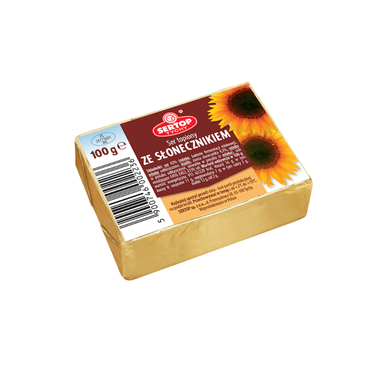 Sertop Sunflower Creamy Processed Cheese 100G x 10