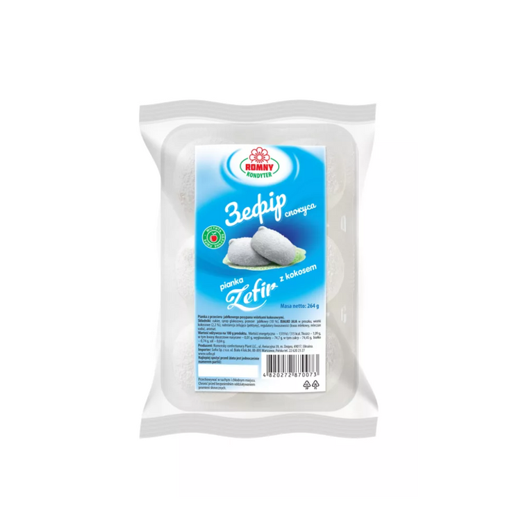 Romny Zefir With Coconut Flakes 264g x 12