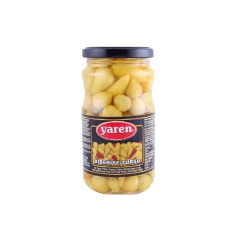Yaren Syltede Dverg Pepper,Lyse (Biberiye Tursu)720ml X 12
