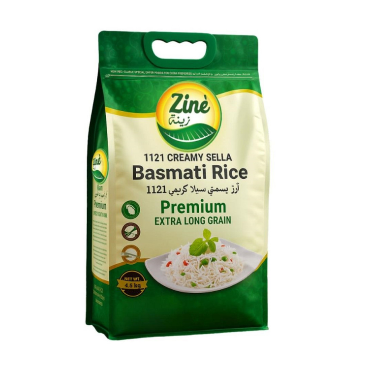 Zine Basmati Rice 4 x 4.5kg