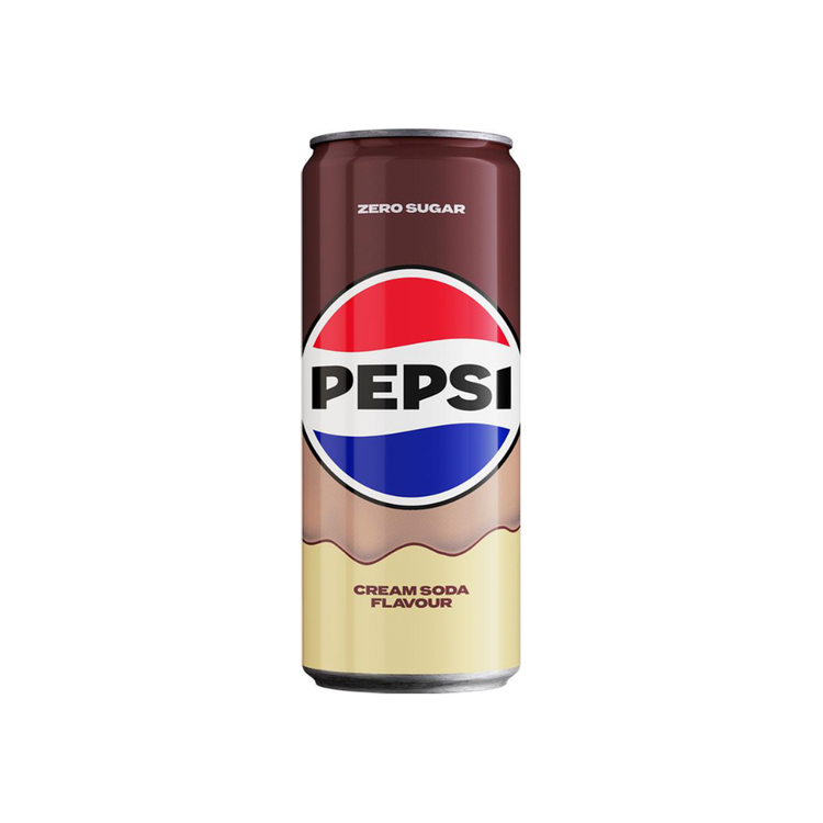 Pepsi - Sleek Cream Soda Zero 330ml X 24