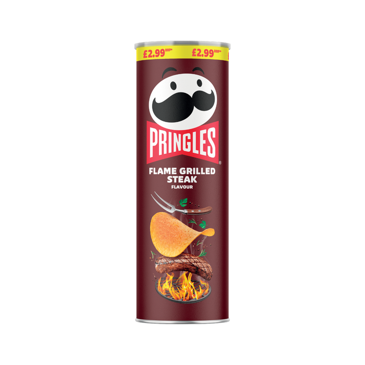 pringles Grilled Steak 165g X 19