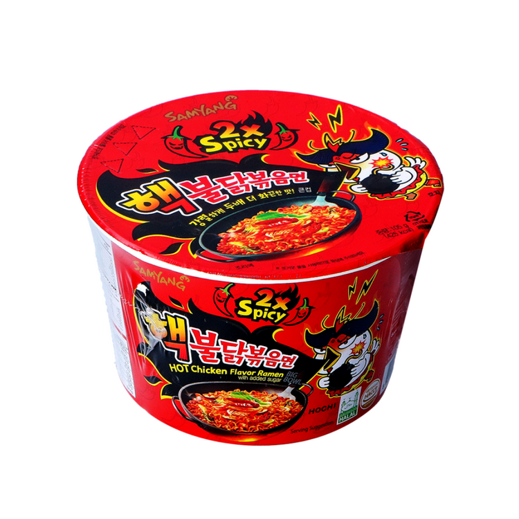 Samyang Hot Chicken 2x Spicy Big Bowl (KR) 16x105g