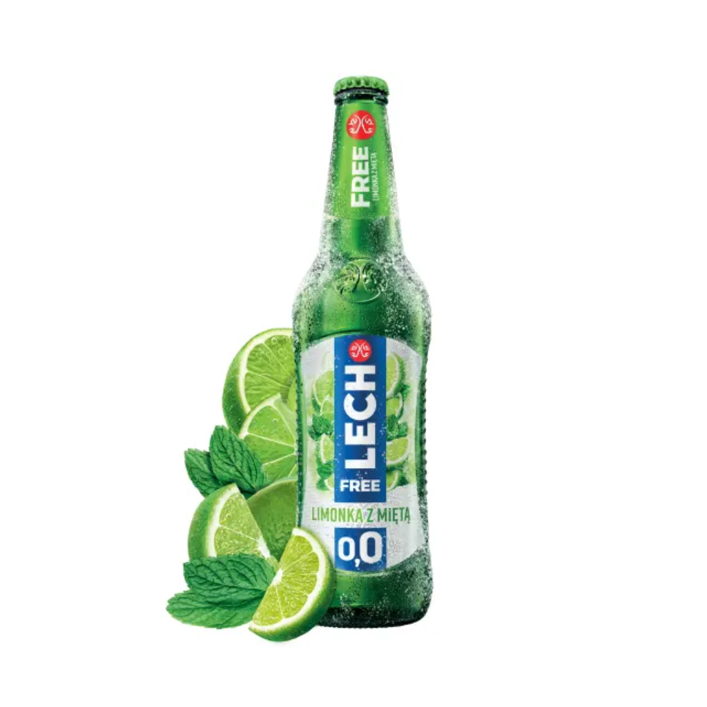 Lech Ber Lech Free Beer Lime Mint 0,33L X 6 X 4 – Nordic Engros